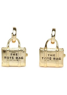 Marc Jacobs Gold brass Tote Bag earrings