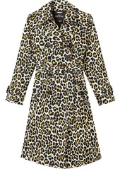 Marc Jacobs leopard-print trench coat