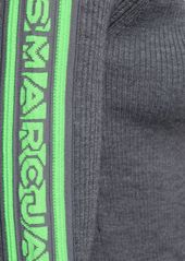 Marc Jacobs Logo Mockneck Raglan Sweater