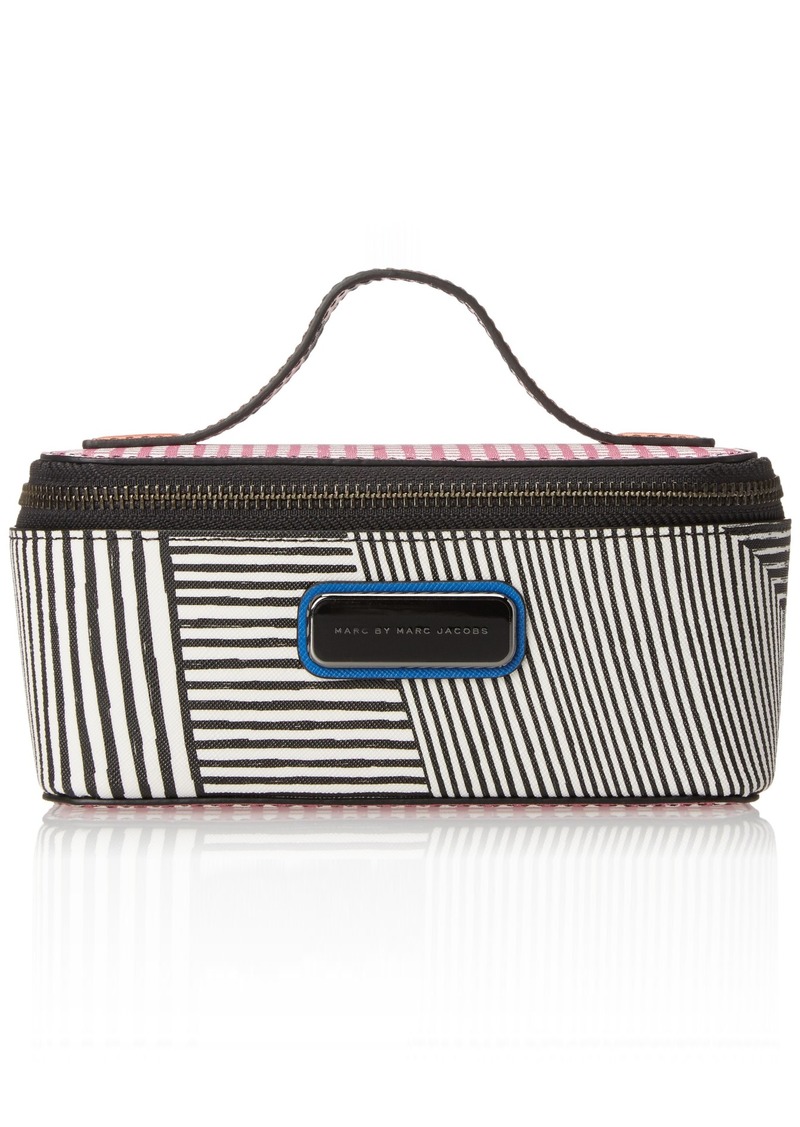 Marc by Marc Jacobs Sophisticato Optical Stripe Multi Small Travel Cosmetic Case