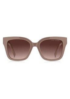 Marc Jacobs 53mm Gradient Square Sunglasses