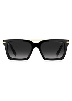 Marc Jacobs 54mm Gradient Rectangular Sunglasses