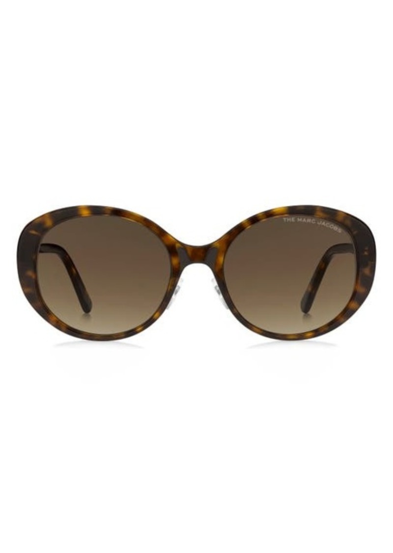 Marc Jacobs 54mm Gradient Round Sunglasses