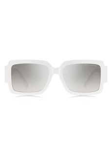 Marc Jacobs 55mm Gradient Rectangular Sunglasses