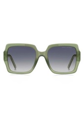 Marc Jacobs 55mm Gradient Square Sunglasses
