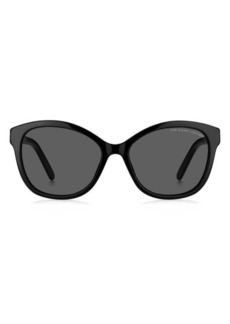 Marc Jacobs 55mm Round Sunglasses
