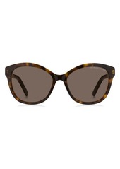 Marc Jacobs 55mm Round Sunglasses