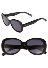 MARC JACOBS 56mm Butterfly Sunglasses in Black Glitter at Nordstrom