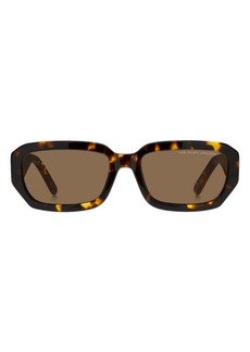 Marc Jacobs 56mm Rectangular Sunglasses