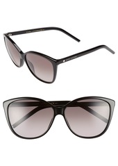 MARC JACOBS 58mm Butterfly Sunglasses