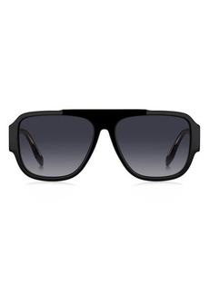 Marc Jacobs 58mm Flat Top Sunglasses