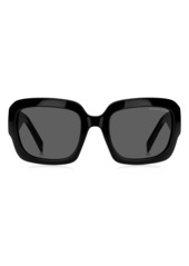Marc Jacobs 59mm Rectangle Sunglasses in Black /Grey at Nordstrom Rack