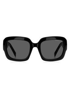 Marc Jacobs 59mm Rectangle Sunglasses in Black /Grey at Nordstrom Rack
