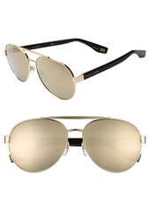 The Marc Jacobs 60mm Aviator Sunglasses