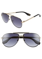 Marc Jacobs 61mm Aviator Sunglasses