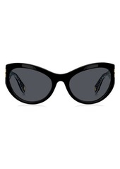 Marc Jacobs 61mm Wrap Cat Eye Sunglasses