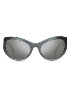 Marc Jacobs 61mm Wrap Cat Eye Sunglasses