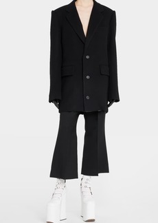 Marc Jacobs Abstract-Stitch Cropped Flare Pants
