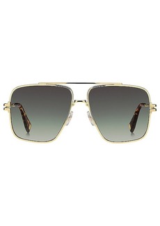 Marc Jacobs Aviator Sunglasses With Chain