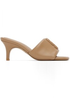Marc Jacobs Beige 'The Leather J Marc' Heeled Sandals