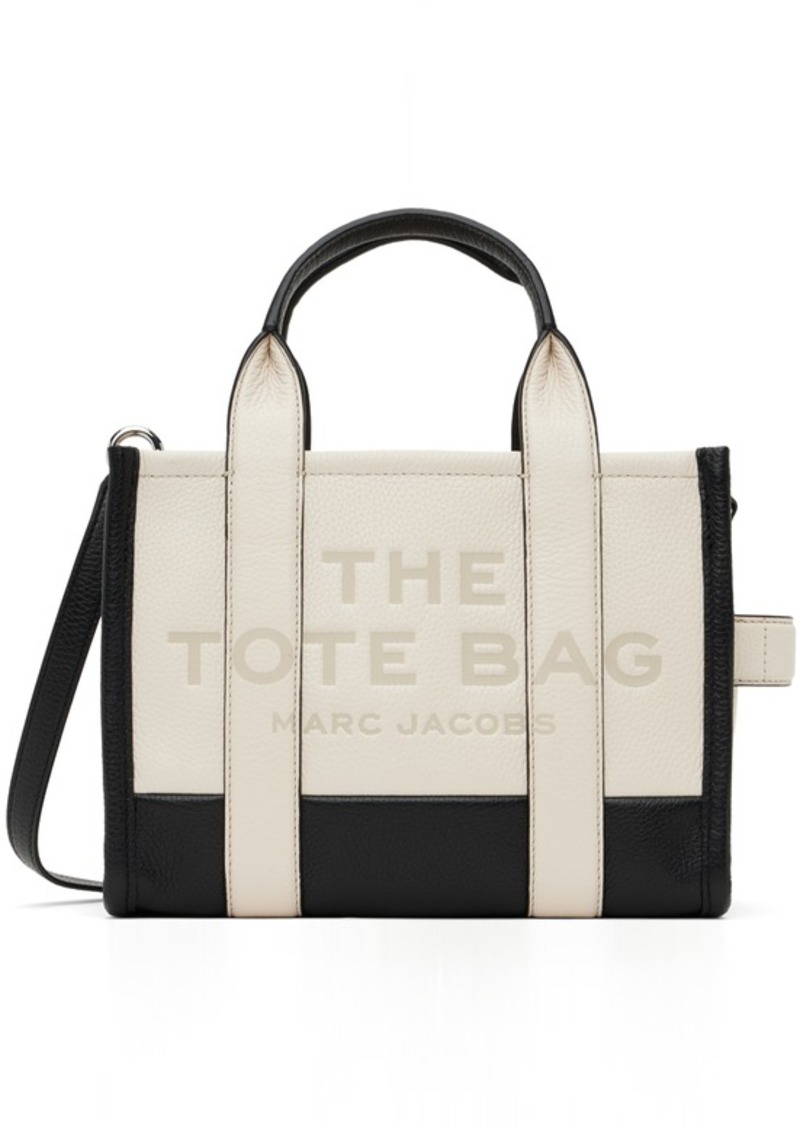 Marc Jacobs Black & Off-White 'The Colorblock Small' Tote