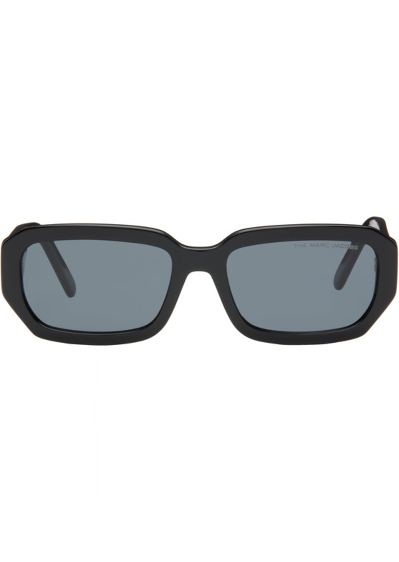 Marc Jacobs Black Rectangular Acetate Sunglasses