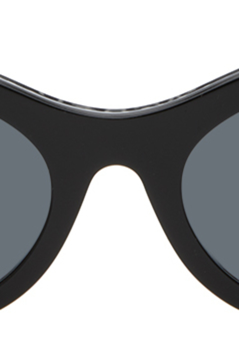 Marc Jacobs Black 'The Icon' Wrapped Sunglasses