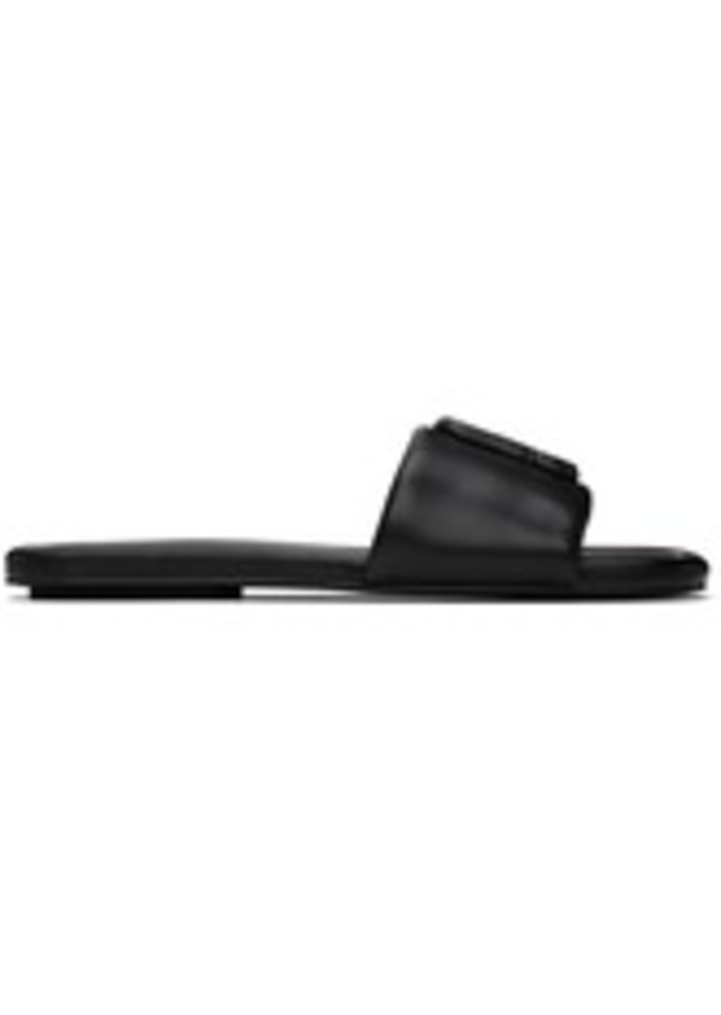 Marc Jacobs Black 'The J Marc' Sandals