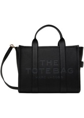 Marc Jacobs Black 'The Leather Medium' Tote