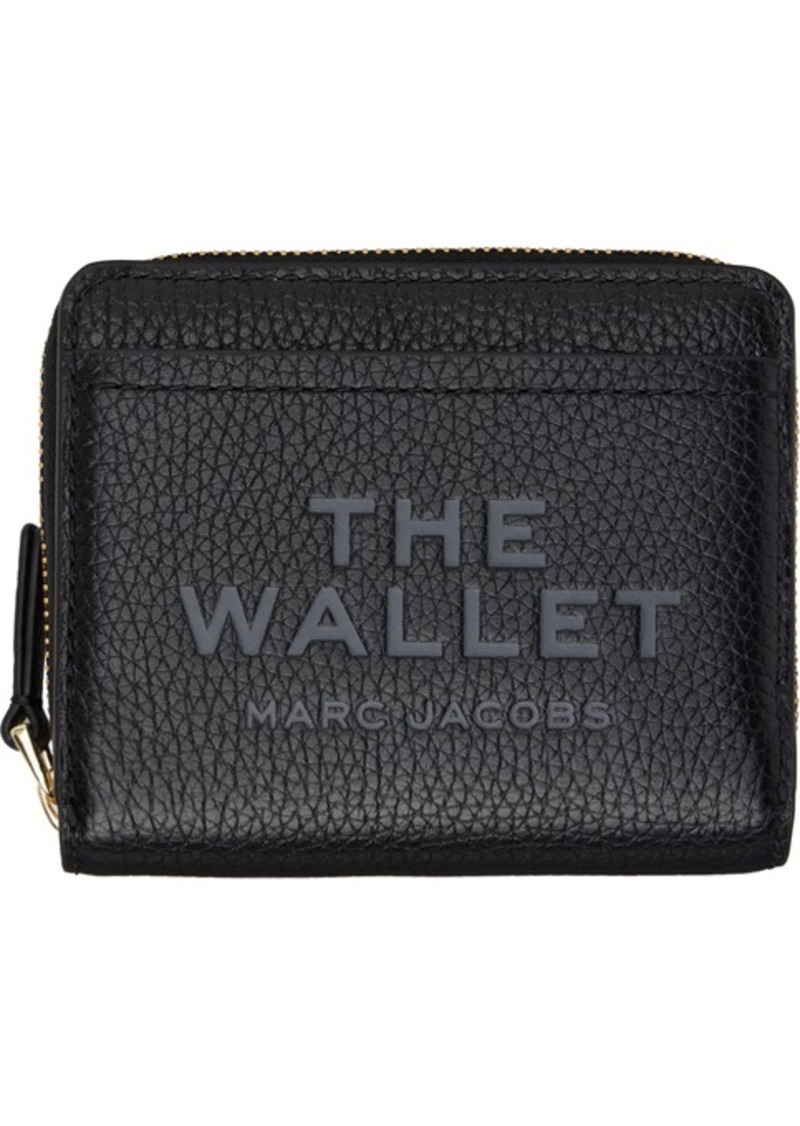 Marc Jacobs Black 'The Leather Mini Compact' Wallet