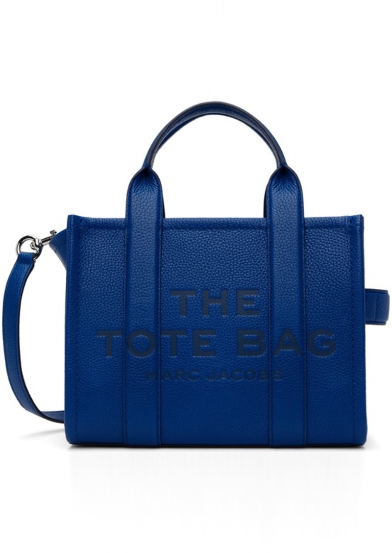 Marc Jacobs Blue 'The Leather Small' Tote