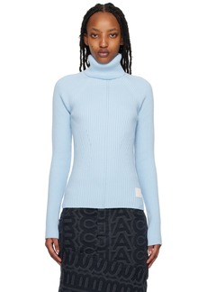 Marc Jacobs Blue 'The Ribbed' Turtleneck