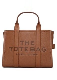 MARC JACOBS BROWN LEATHER SMALL THE TOTE BAG