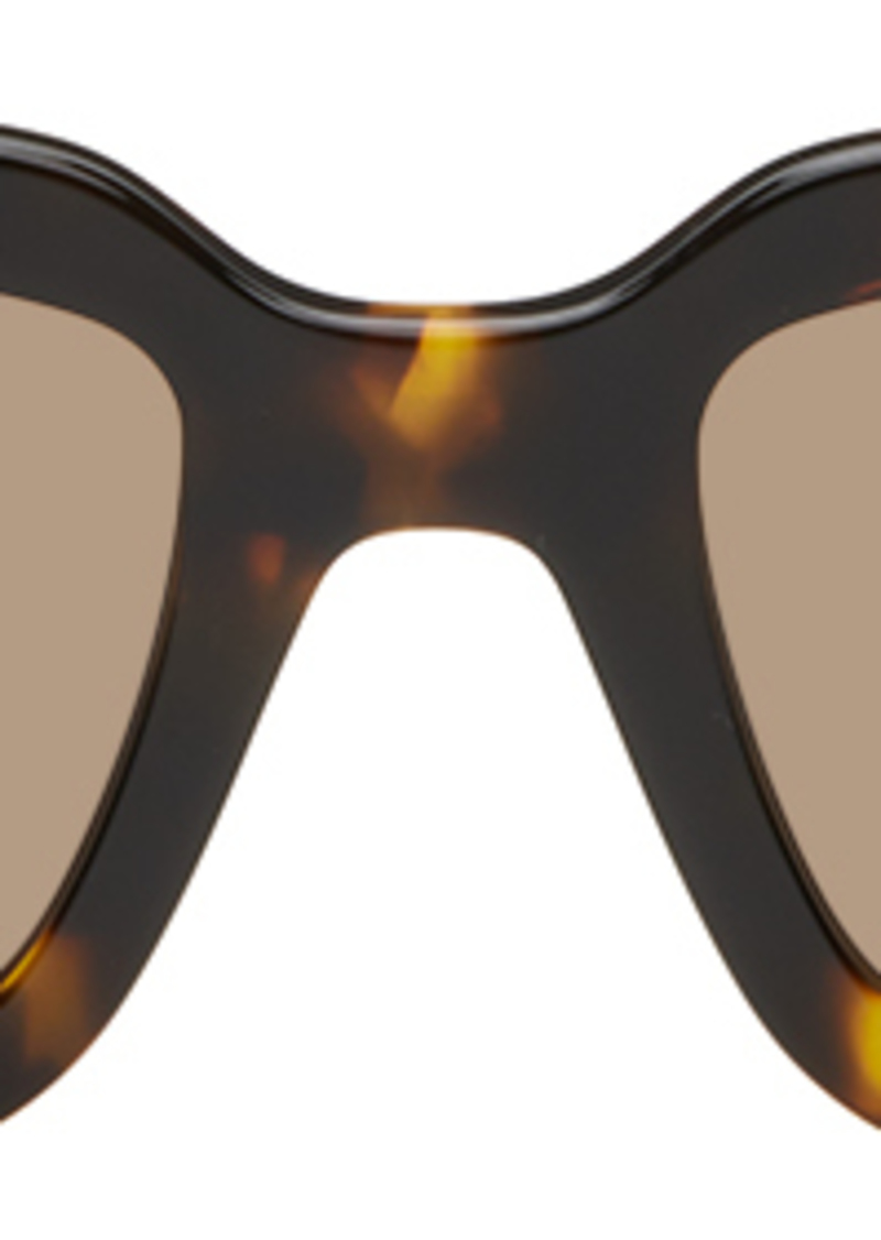 Marc Jacobs Brown Rectangular Sunglasses