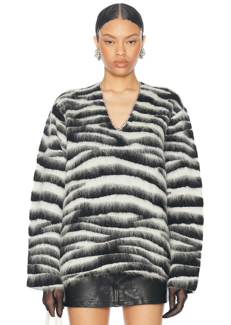 Marc Jacobs Brushed Zebra Sweater