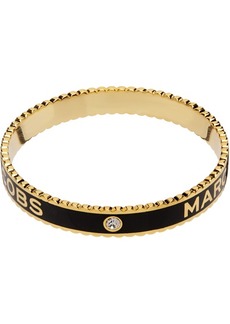 Marc Jacobs Gold & Black 'The Medallion' Cuff Bracelet