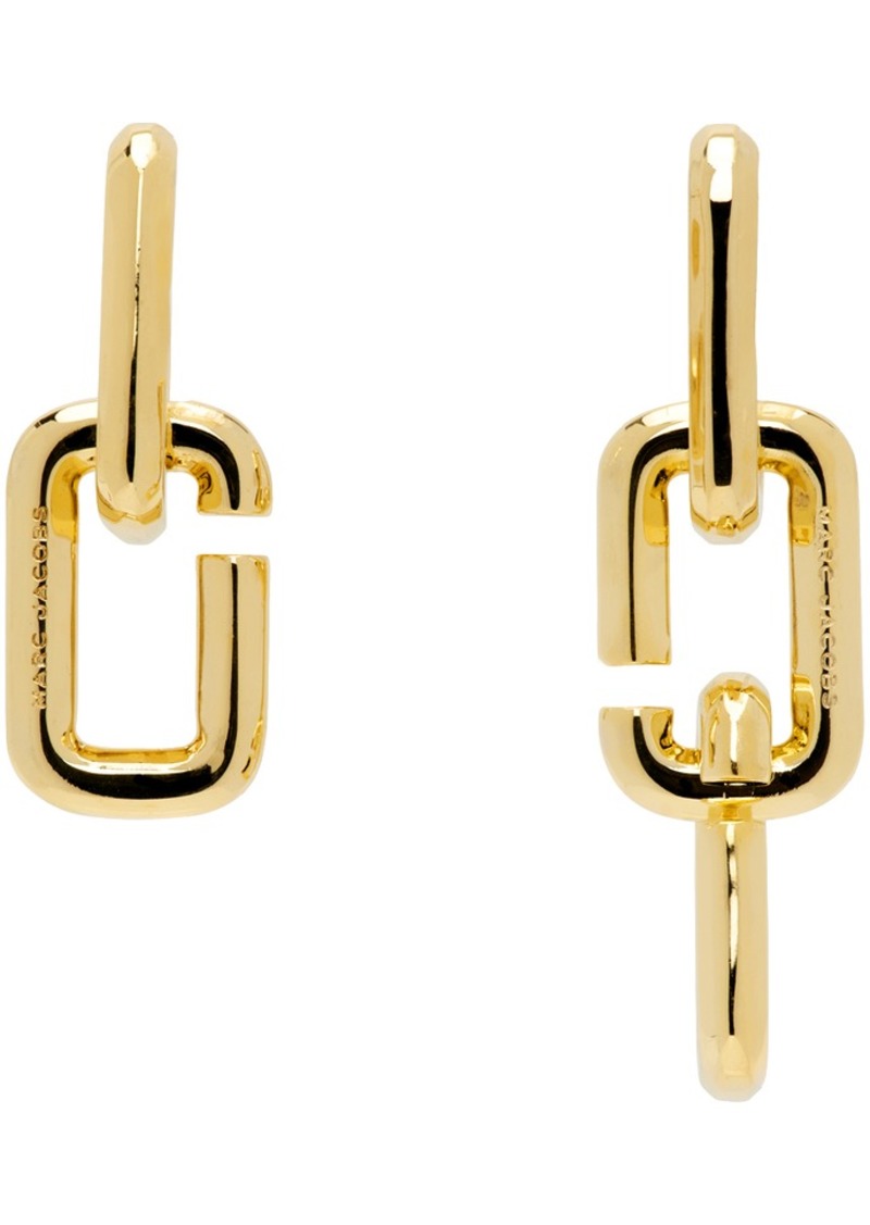 Marc Jacobs Gold 'The J Marc Chain Link' Earrings