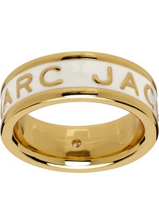 Marc Jacobs Gold 'The Marc Jacobs Enamel' Ring