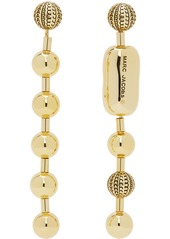 Marc Jacobs Gold 'The Monogram Ball Chain' Earrings