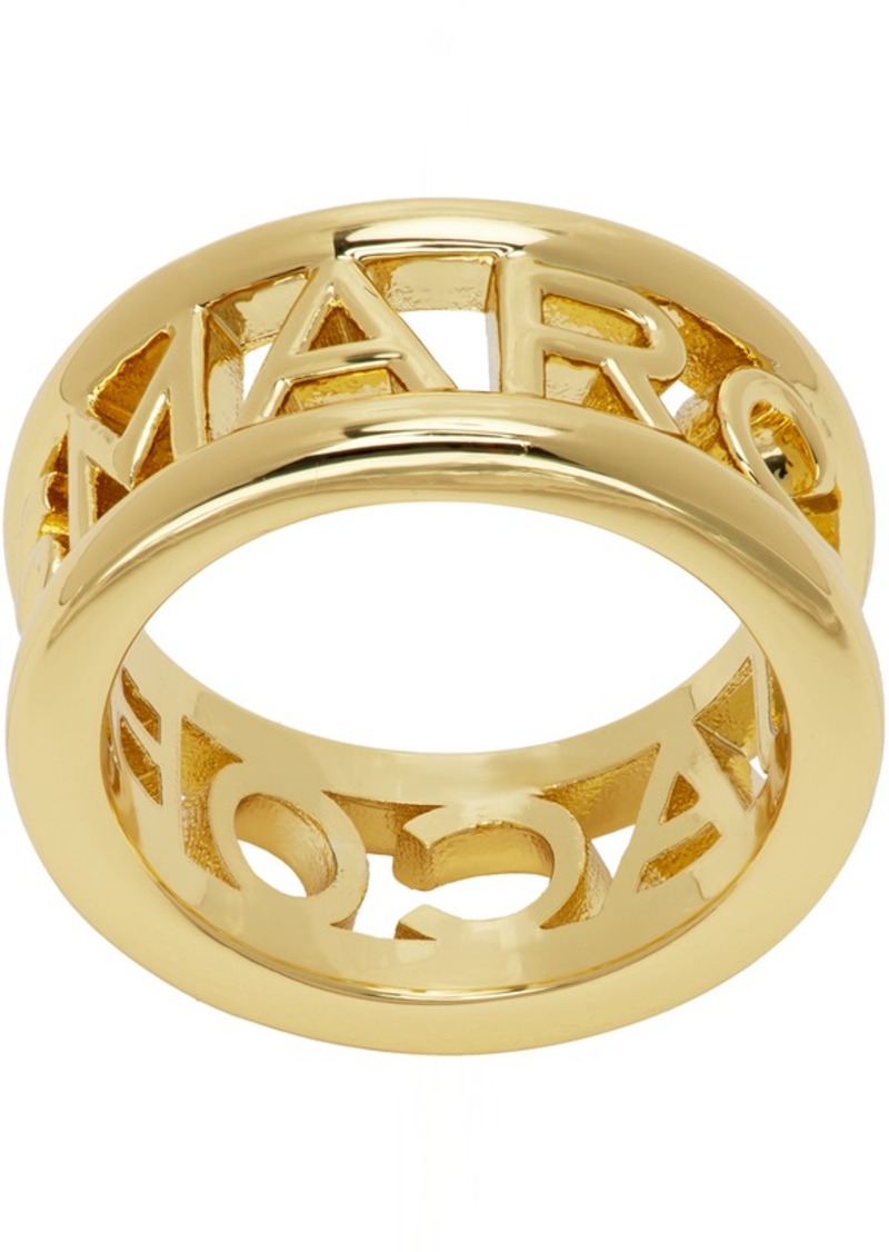 Marc Jacobs Gold 'The Monogram' Ring