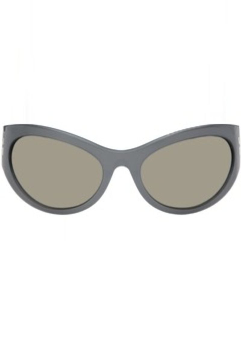 Marc Jacobs Gray 'The Icon' Wrapped Sunglasses