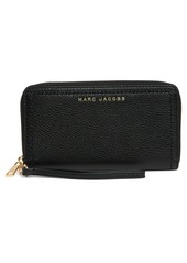 Marc Jacobs Leather Wristlet Continental Wallet in Black at Nordstrom Rack