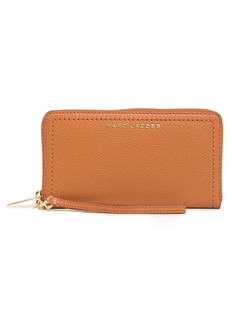 Marc Jacobs Leather Wristlet Continental Wallet in Smoked Almond at Nordstrom Rack