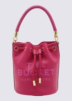 MARC JACOBS LIPSTICK PINK LEATHER THE BUCKET BAG