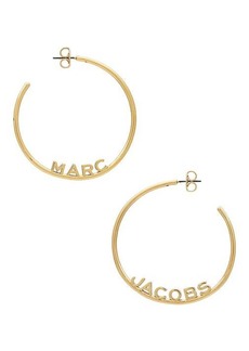 Marc Jacobs Monogram Hoops