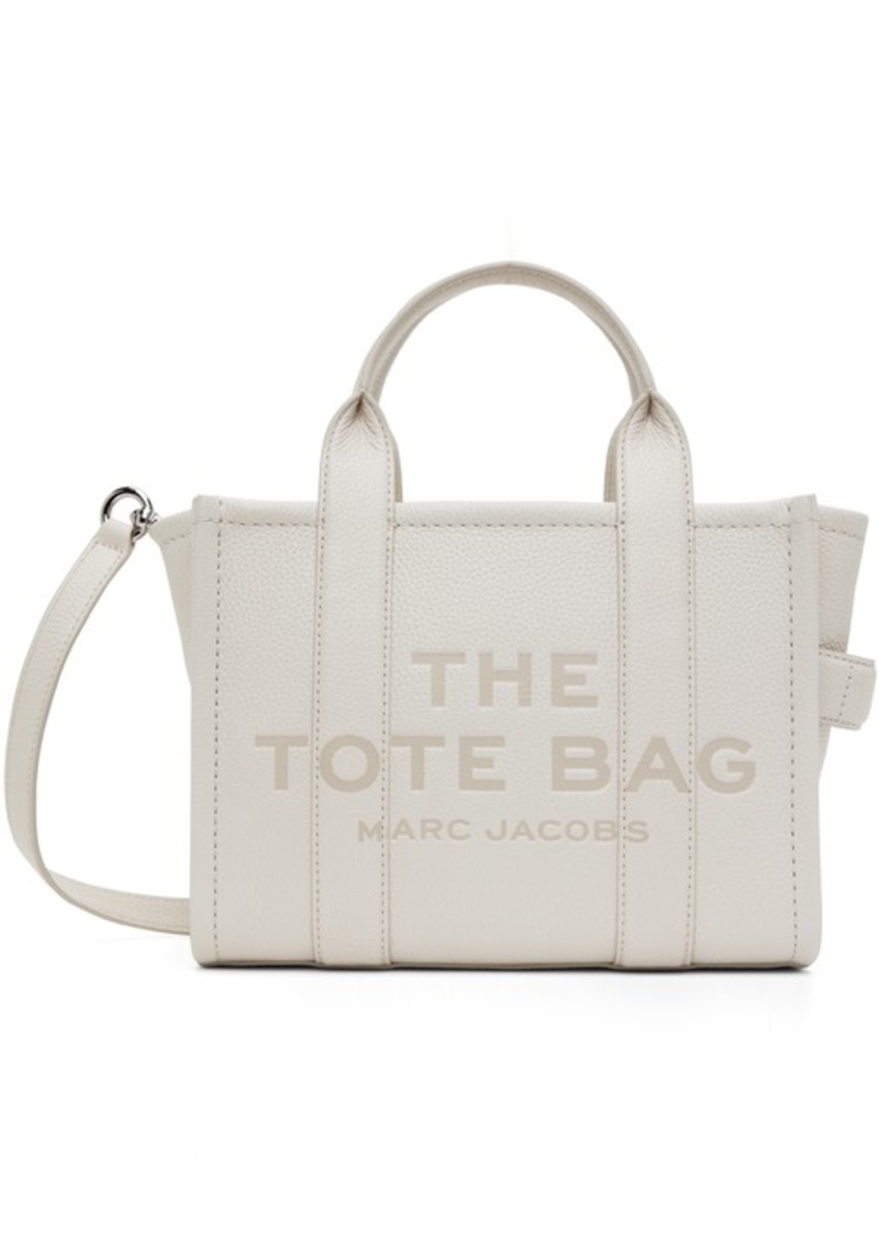 Marc Jacobs Off-White 'The Leather Small Tote Bag' Tote