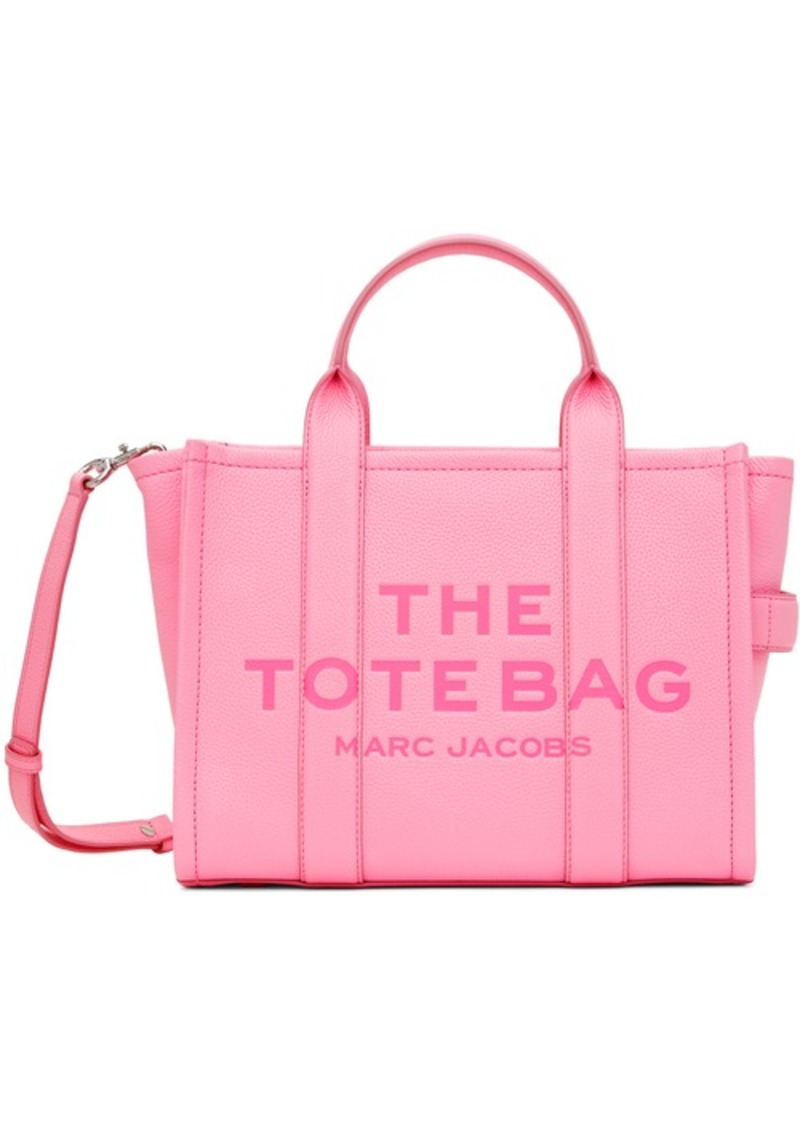 Marc Jacobs Pink 'The Leather Medium Tote Bag' Tote