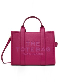 Marc Jacobs Pink 'The Leather Medium Tote Bag' Tote