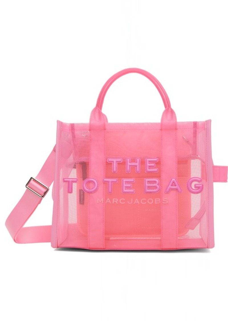 Marc Jacobs Pink 'The Mesh Medium' Tote