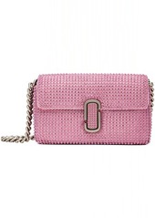 Marc Jacobs Pink 'The Rhinestone J Marc Mini' Shoulder Bag